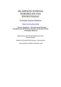¿el espacio judicial europeo en una encrucijada?