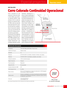 Cerro Colorado Continuidad Operacional
