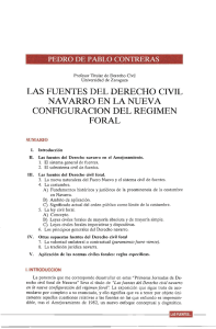 Las fuentes del Derecho civil navarro... De Pablo Contreras, Pedro