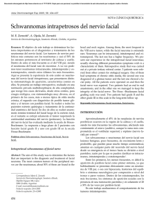 Schwannomas intrapetrosos del nervio facial