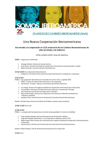 Una Nueva Cooperación Iberoamericana