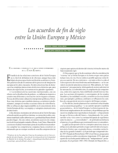 Los acuerdos de fin de siglo entre la Unión Europea y México