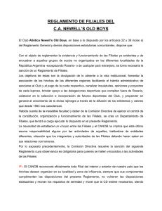 Reglamento de Filiales - Club Atlético Newell`s Old Boys