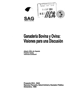 "Ganadería Bovina y Ovina: