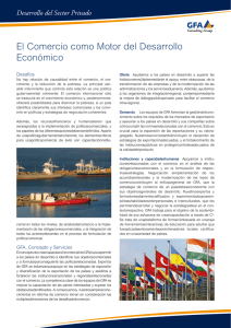 El Comercio como Motor del Desarrollo Económico