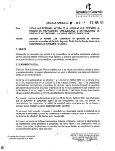 Circular 14 - Superintendencia de Industria y Comercio