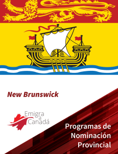 Programas de Nominación Provincial New Brunswick