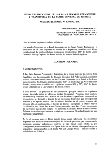 Acuerdo Plenario N° 4-2005/CJ-116