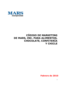 Código de Marketing Mars Inc