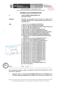 Informe de Normas Agrarias Derogadas