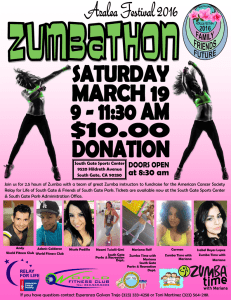 Join us for 2.5 hours of Zumba with a team of great