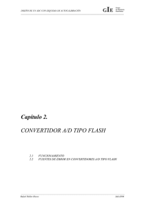 Capítulo 2. CONVERTIDOR A/D TIPO FLASH