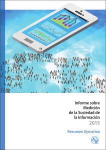 Informe sobre Medición de la Sociedad de la Información 2015
