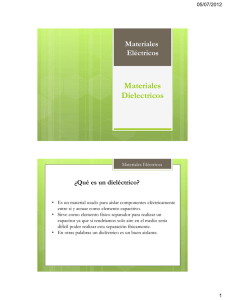 Materiales Dielectricos