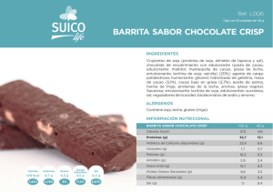 BARRITA SABOR CHOCOLATE CRISP