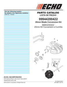 parts catalog lista de piezas