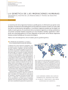 la genética de las migraciones humanas