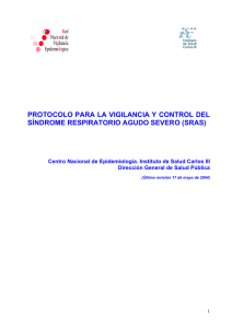 protocolo para la vigilancia y control del síndrome respiratorio