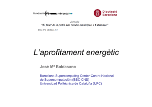 L`aprofitament energètic