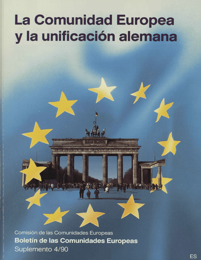 La Comunidad Y La Unificación Alemana