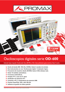 Osciloscopios digitales serie OD-600