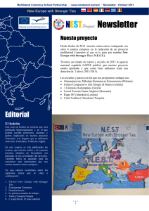 Project Newsletter - New Europe with Stronger Ties
