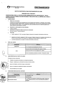 Municipaliﬁgd Metropotitana P RTE