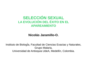 selección sexual - Universidad de Antioquia