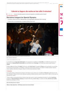 Barcelona inaugura los Special Olympics