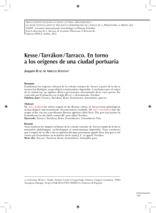 Kesse / Tarrákon / Tarraco. En torno a los orígenes de una