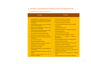 4 Estructura y características del programa comarcal de desarrollo