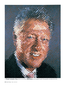 —”Píxeles” pintados. Close elabora sus retratos (Bill Clinton, en la