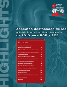 Aspectos Destacados de las Guías de la American Heart Association