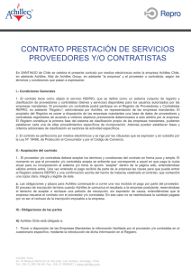 contrato prestación de servicios proveedores y/o contratistas