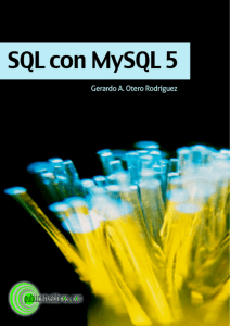 SQL con MySQL 5 - Publicatuslibros.com