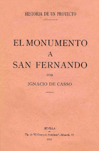 El Monumento a San Fernando /Ignacio de Casso