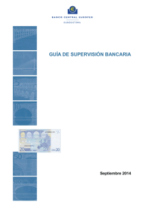Guía de supervisión bancaria - ECB Banking Supervision