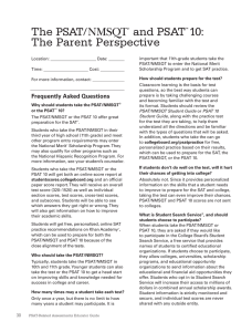 The and : The Parent Perspective