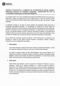 Page 1 Ajuntament : de Barcelona PROTOCOL D`ACTUACIÓ PER A