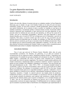 La gran depresión mexicana, males estructurales y cosas peores