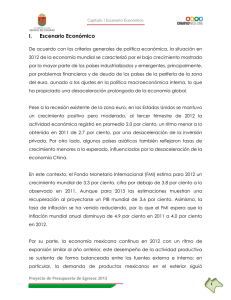 I. Escenario Económico - Secretaría de Hacienda