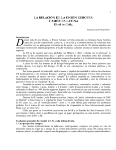 La Relación de la Unión Europea y América