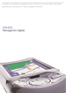 iCN 630 Navegación digital.