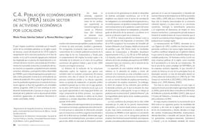 c.4. poblAción económicAmente ActivA (peA) según sector de