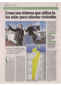 Crean una sistema que utiliza la luz solar para calentar viviendas