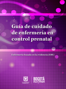 Guia prenatal - Secretaría Distrital de Salud