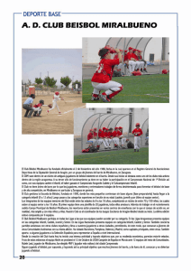 — DEPORTE BASE A. D. CLUB BEISBOL MIRALBUENO