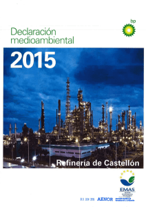 Declaración BP Oil España SAU 2015