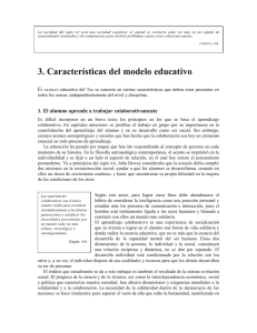 Capítulo 3: Características del modelo educativo