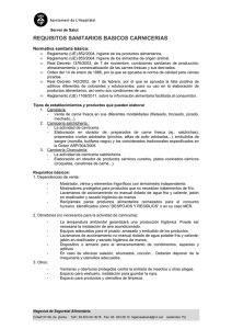 Requisitos sanitarios carne - Ajuntament de L`Hospitalet